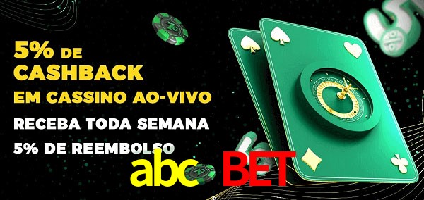 Promoções do cassino ao Vivo abc bet